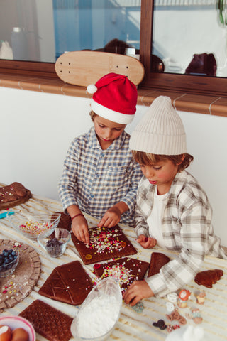 Children Baking Indoor Activity for Holiday Christmas