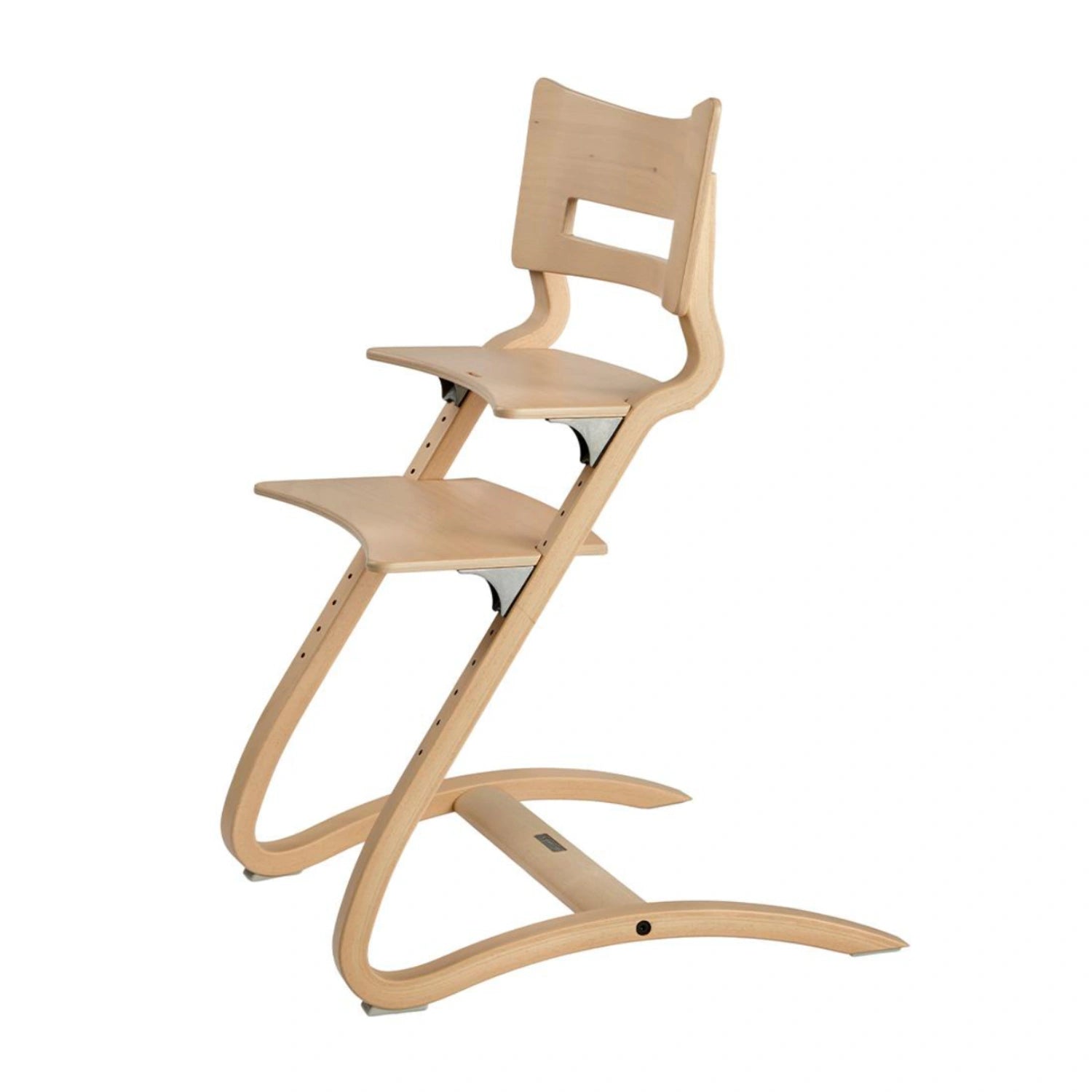 An image of Classic High Chair - Leander Natural Wooden Chair -Order Now