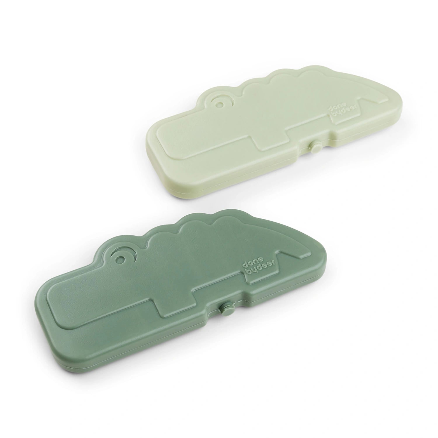 An image of Cooling Elements 2 Pack - Croco Green - Done By Deer