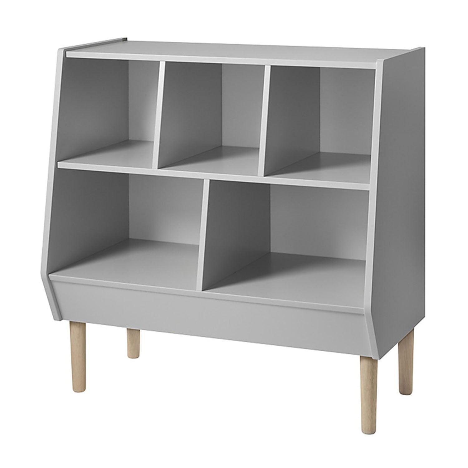 An image of Done By Deer Buy Baby Storage Rack Shelf Unit by Done by Deer Grey