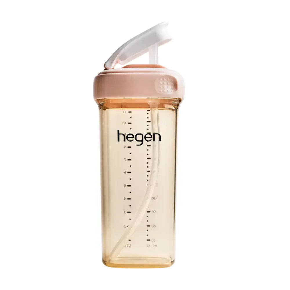 An image of Straw Cups - Water Bottles and Sippy Cups | Hegen Pink
