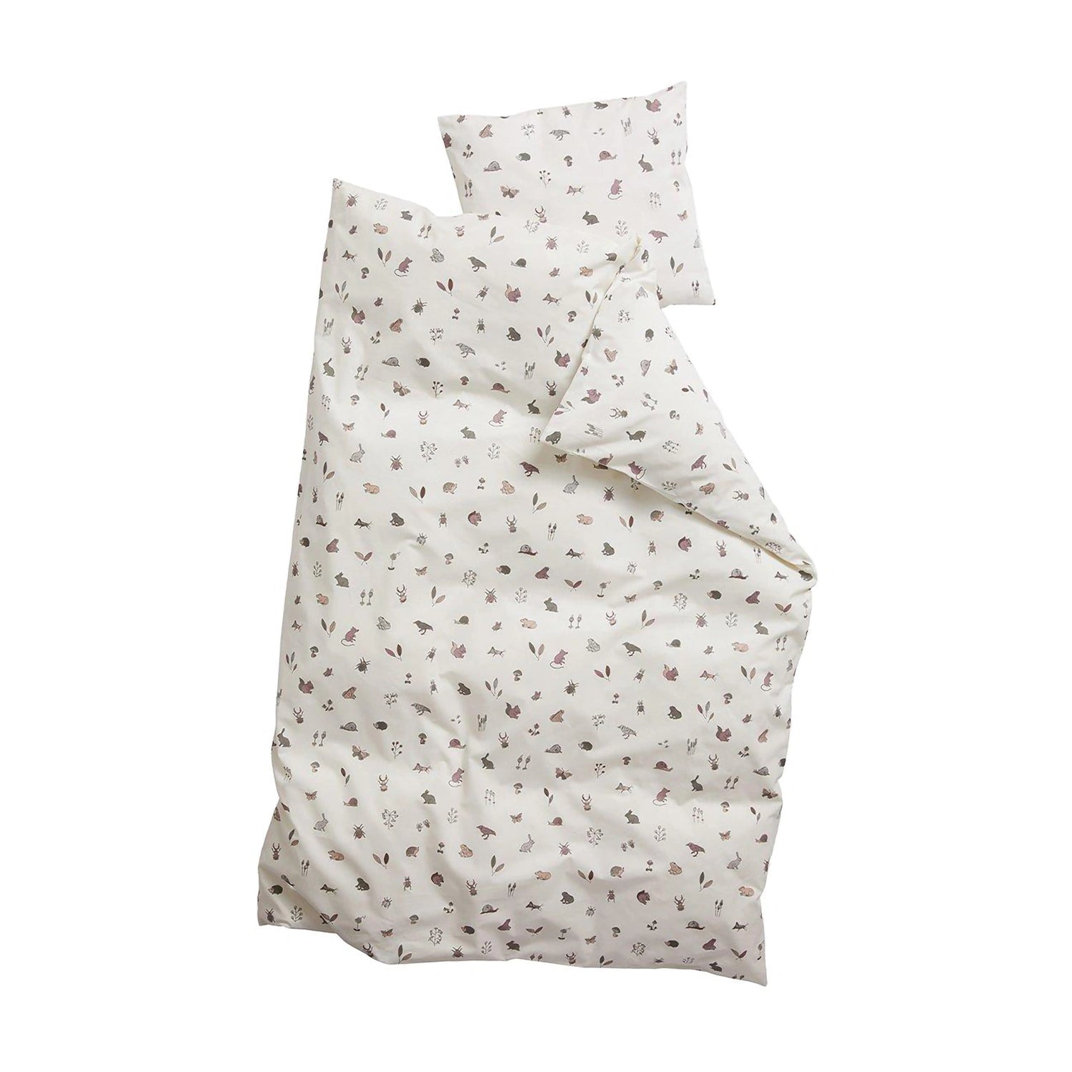 An image of Leander Junior Kids Duvet Covers - Forrest Dusty Rose