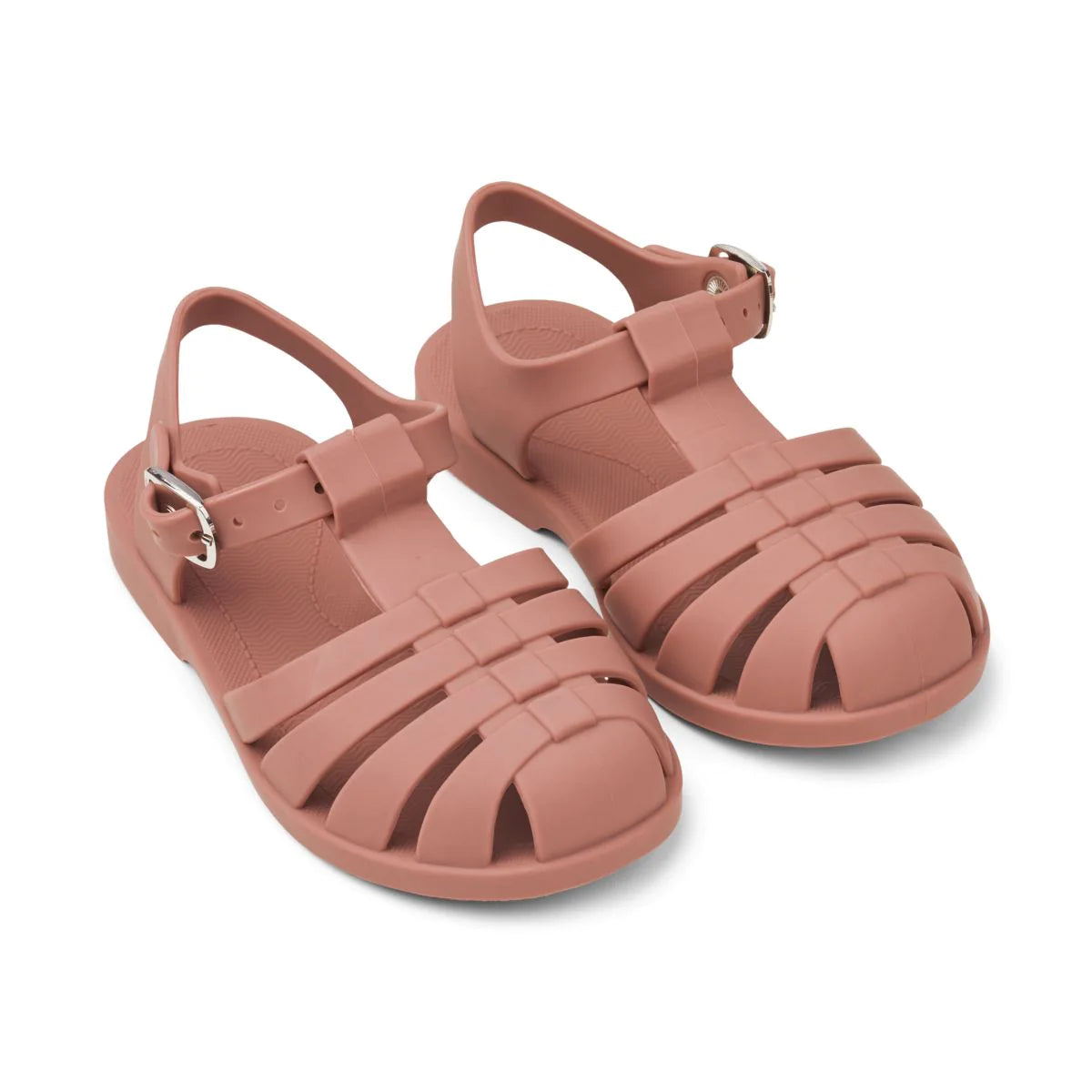 An image of Liewood Bre Sandals - Kids Summer Sandals Dark Rose New / EU28/UK11