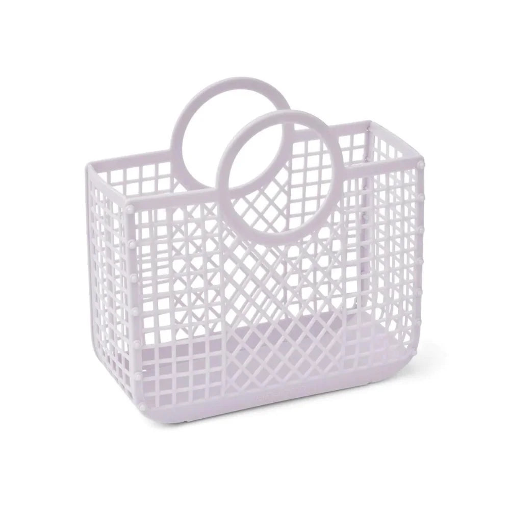 An image of Storage Basket - Samantha Basket - Misty Lilac | Liewood