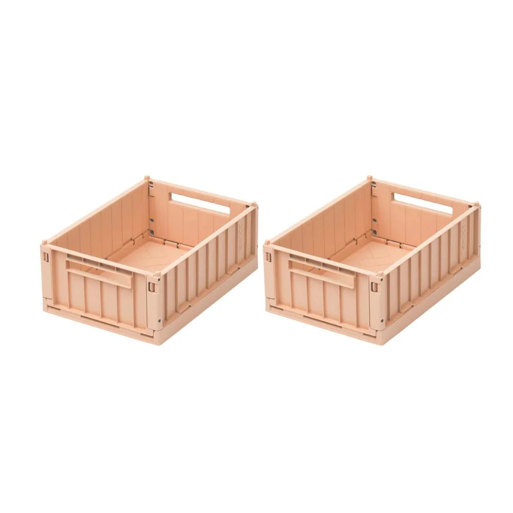 An image of Toy Storage Boxes - Small Toy Boxes - Weston | Liewood Tuscany Rose