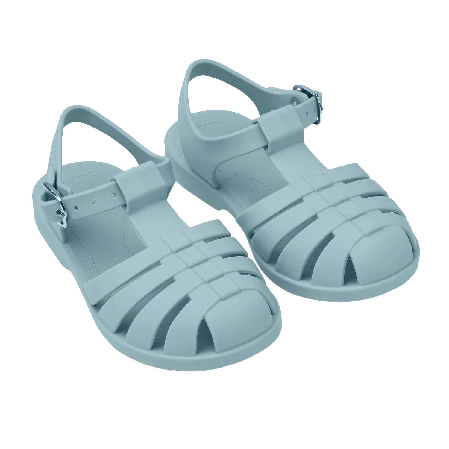 An image of Liewood Bre Sandals - Kids Summer Sandals Sea Blue / EU21/UK5.5