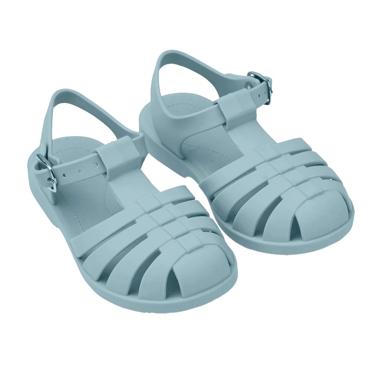 An image of Liewood Bre Sandals - Kids Summer Sandals Sea Blue / EU22/UK6