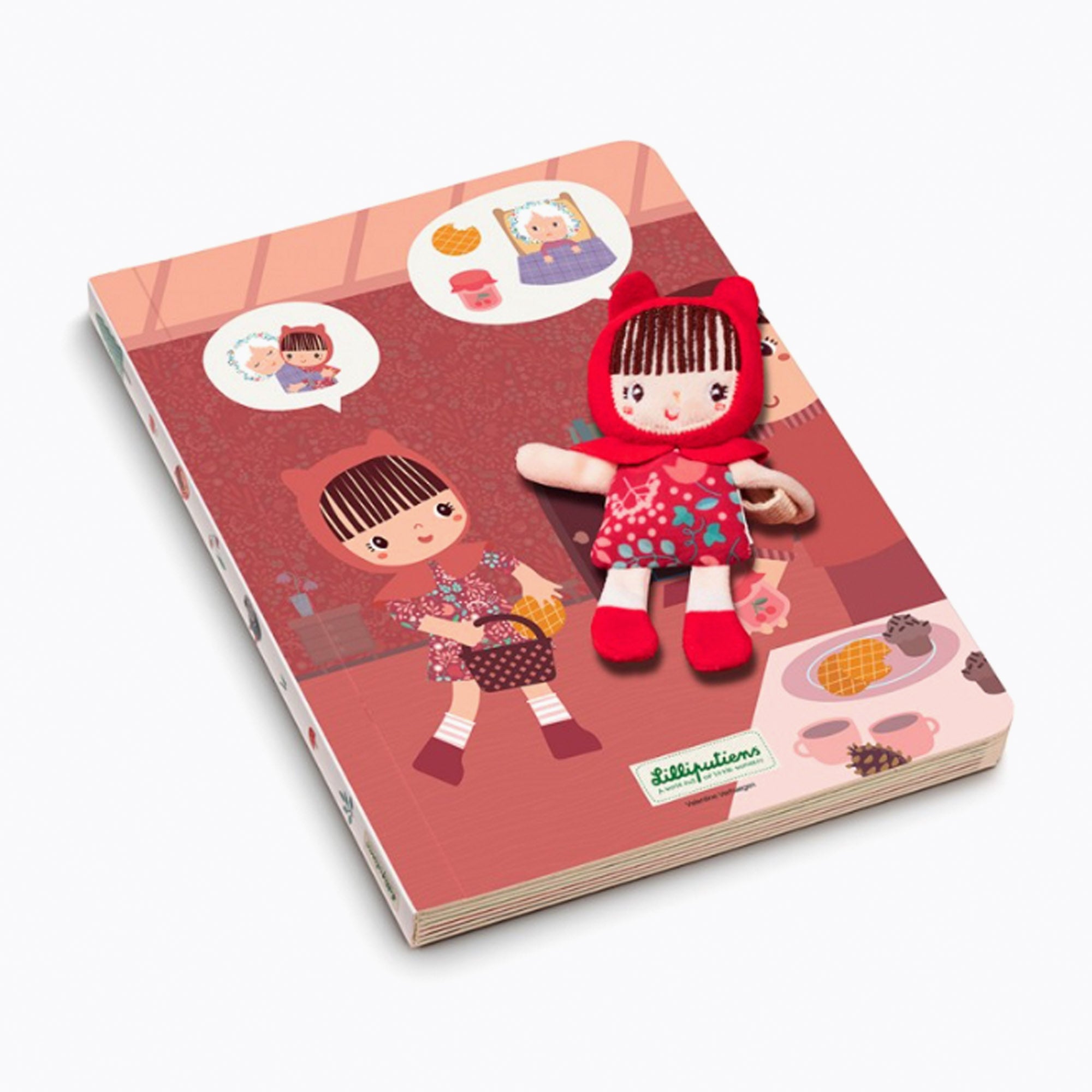 An image of Buy Lilliputiens Little Red Riding Hood Journey Book at Small Smart UK