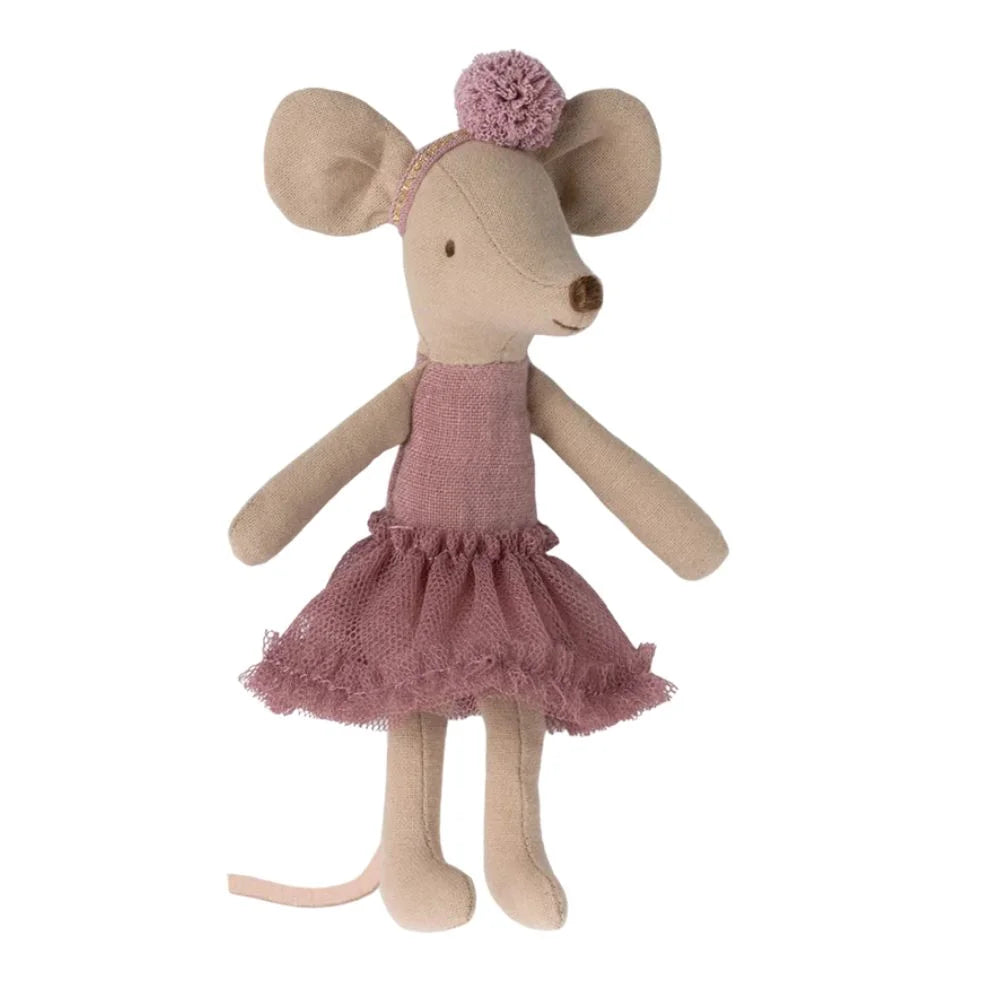 An image of Maileg Ballerina Mouse - Big Sister - Soft Toys - Pretend Play | Maileg