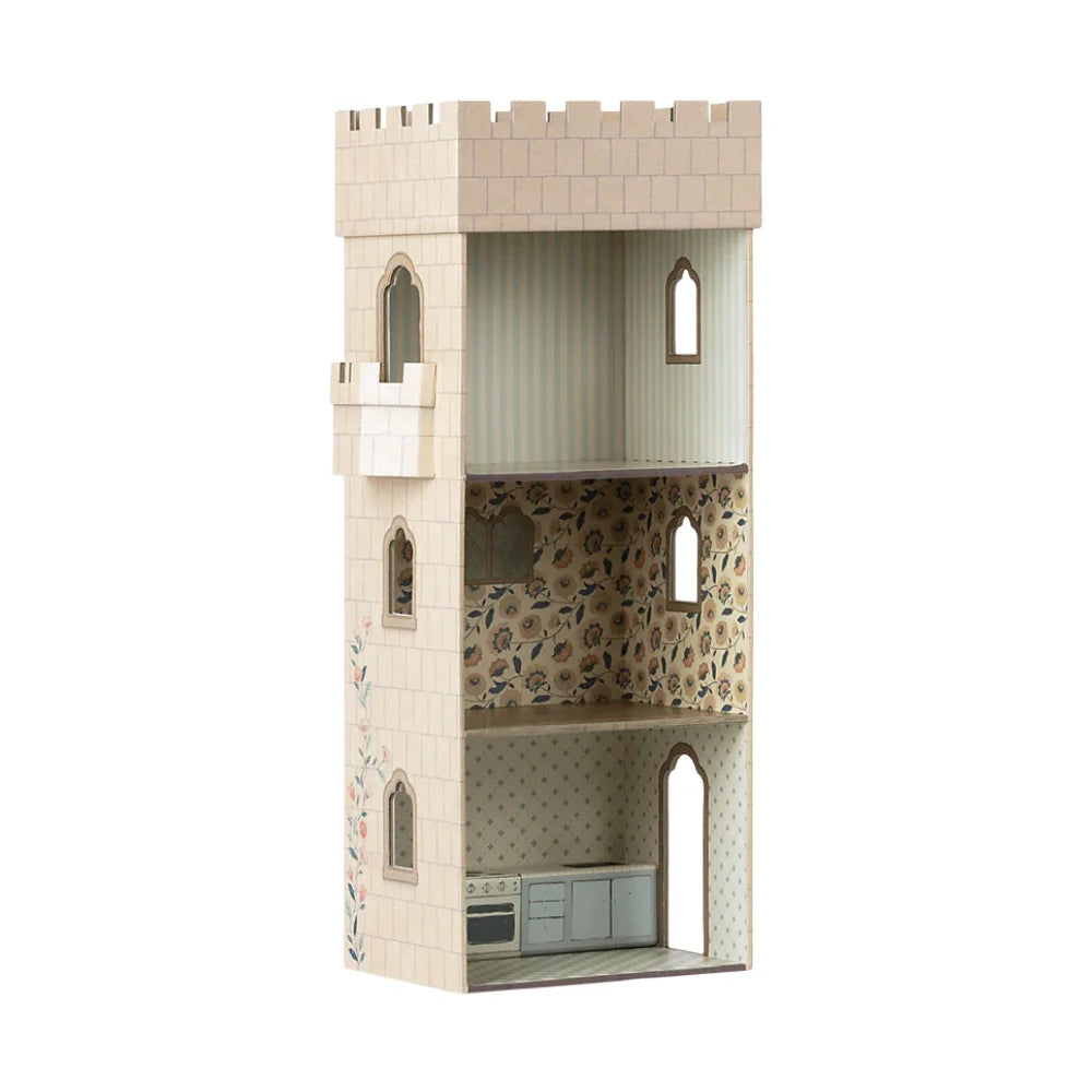 An image of Maileg Mouse House - Castle With Kitchen - Pretend Play Toys