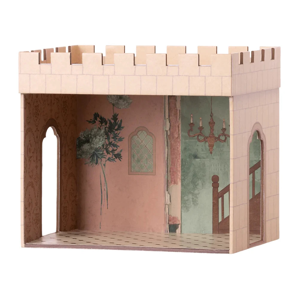 An image of Maileg Castle Hall - Mouse House - Pretend Play Toys