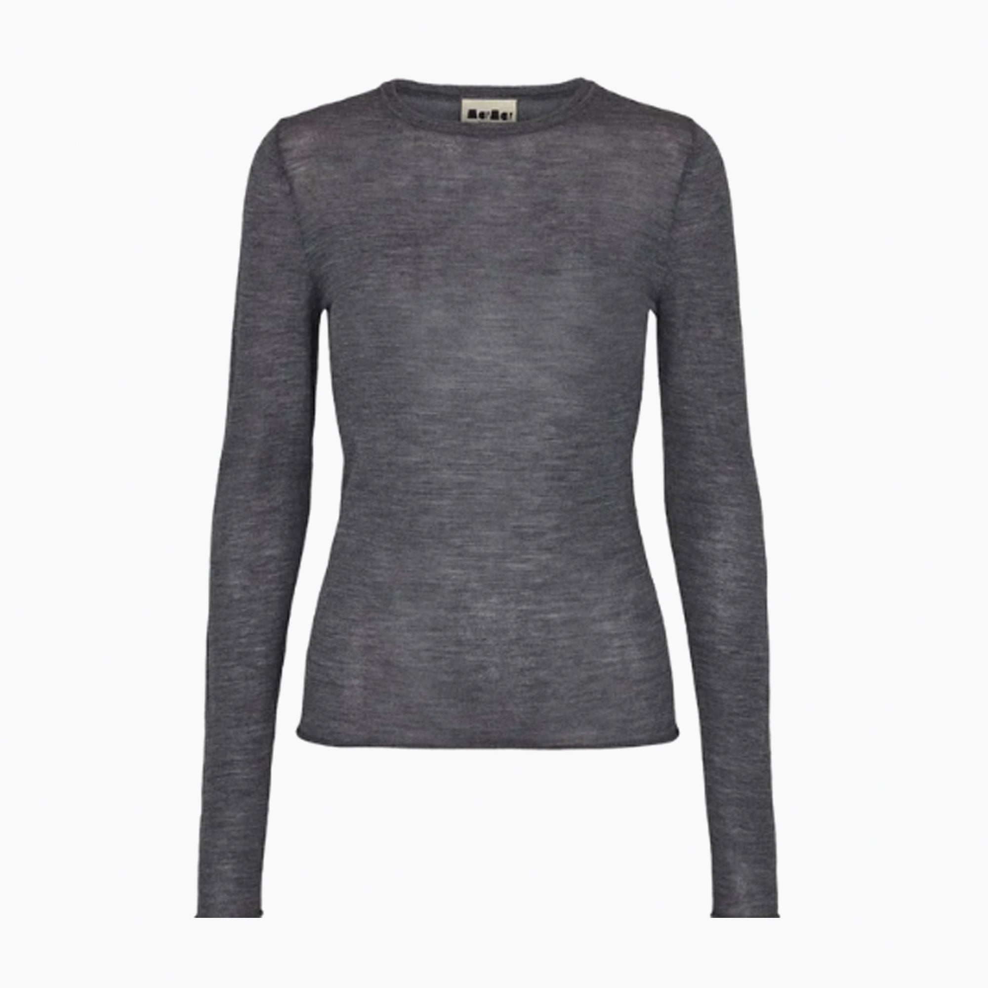 An image of Buy MarMar Copenhagen Tanne W Blouse at Small Smart UK Mid Grey Melange / Medium