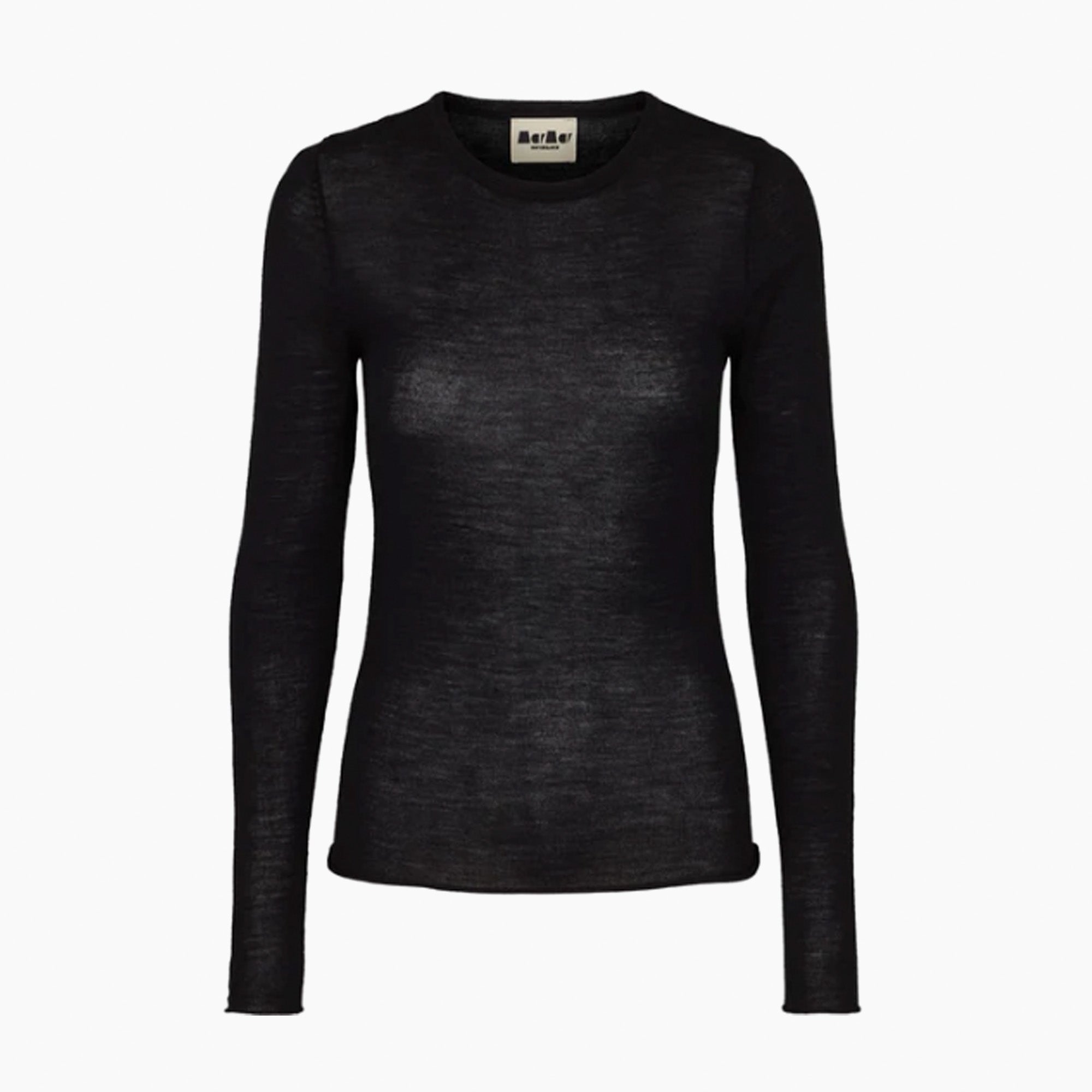 An image of Buy MarMar Copenhagen Tanne W Blouse at Small Smart UK Black / Medium