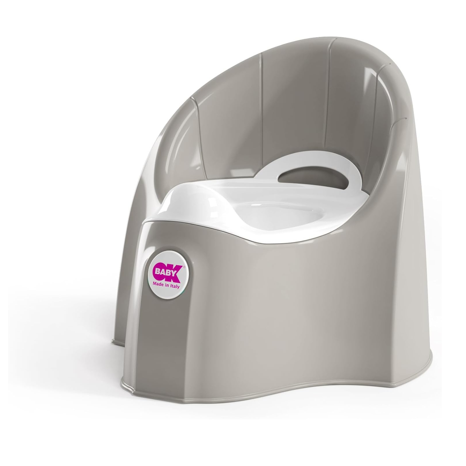 An image of OKbaby PASHA Potty Training Toddler Chair - Grey