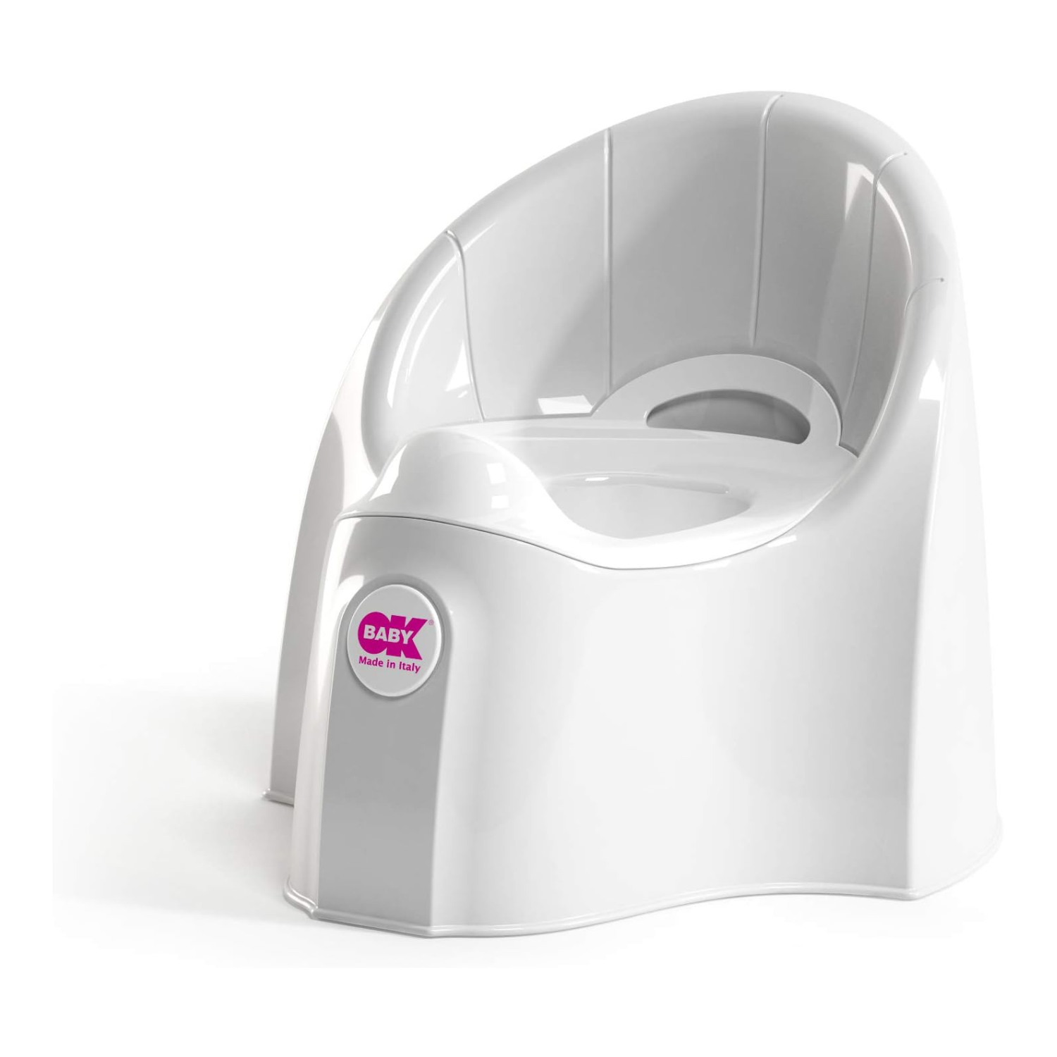 An image of OKbaby PASHA Potty Training Toddler Chair - White