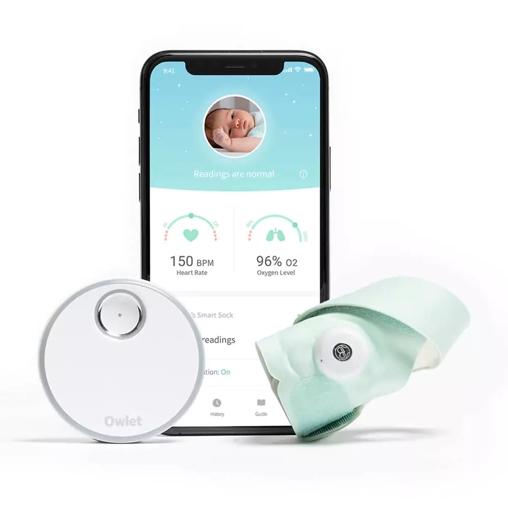 An image of Buy Owlet Smart Sock 3 - Ultimate Baby Monitor Mint