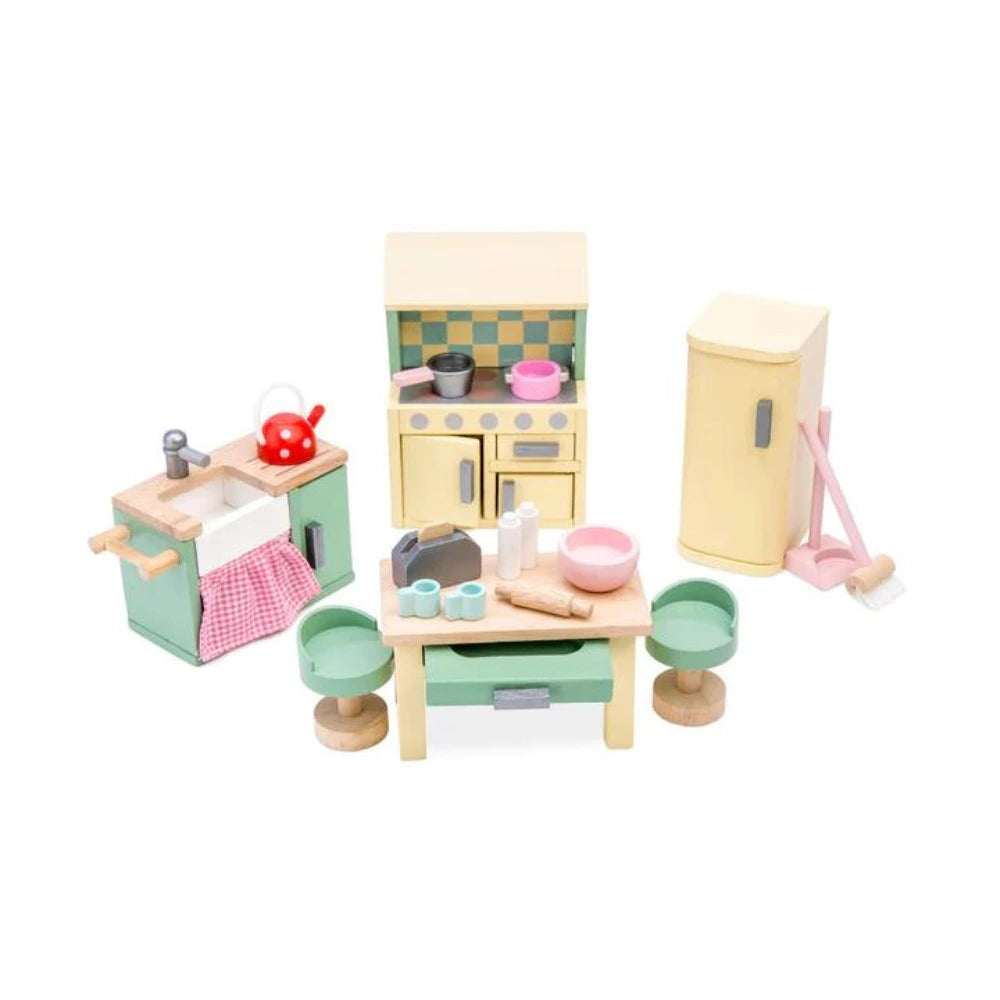 An image of Wooden Dolls house Kitchen Furniture (Classic) - Daisylane Kitchen