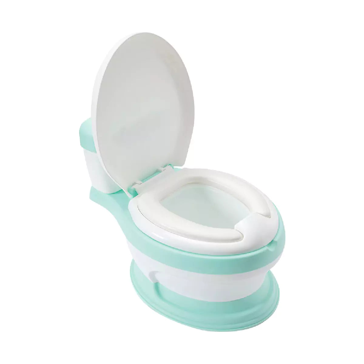 An image of Potty Training Seat with Lid - Backrest and Storage Compartment