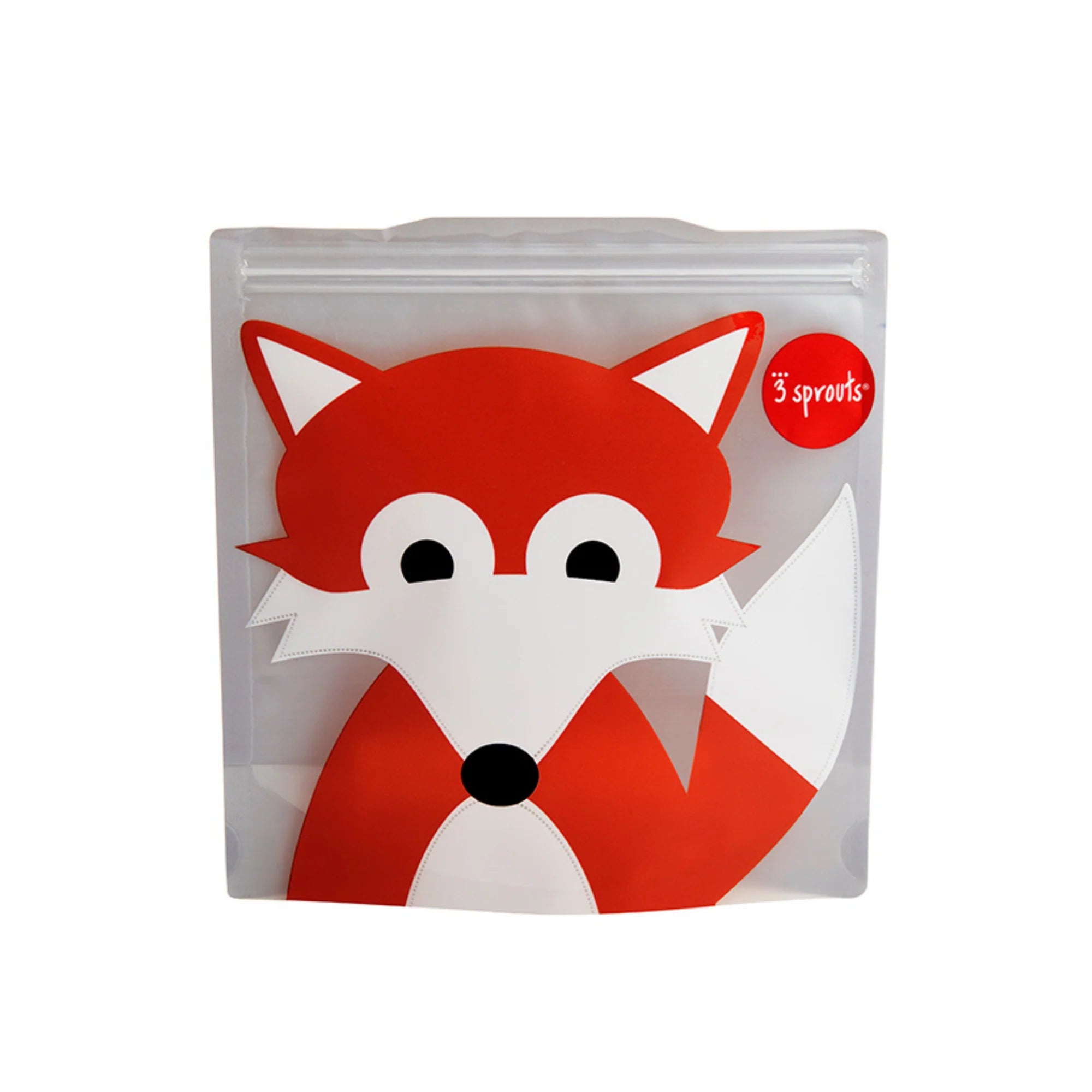 An image of Buy Fox Sandwich Bags (2 Pack) - Reusable & Fun