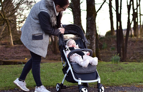 Mum and baby on a walk