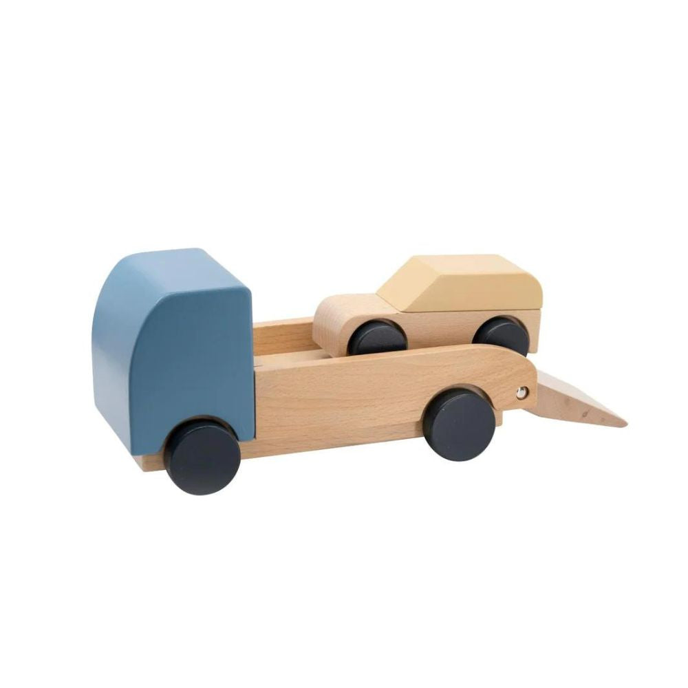 An image of Wooden Transporter Car- Wooden Cars & Trucks | Sebra