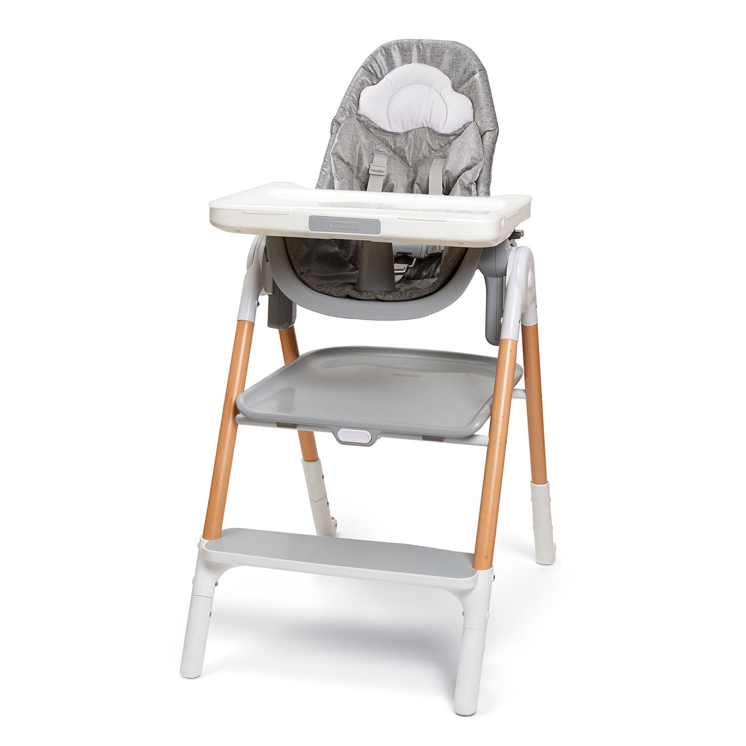 An image of Skip Hop Sit-To-Step High Chair – Grey Multi-Stage Design