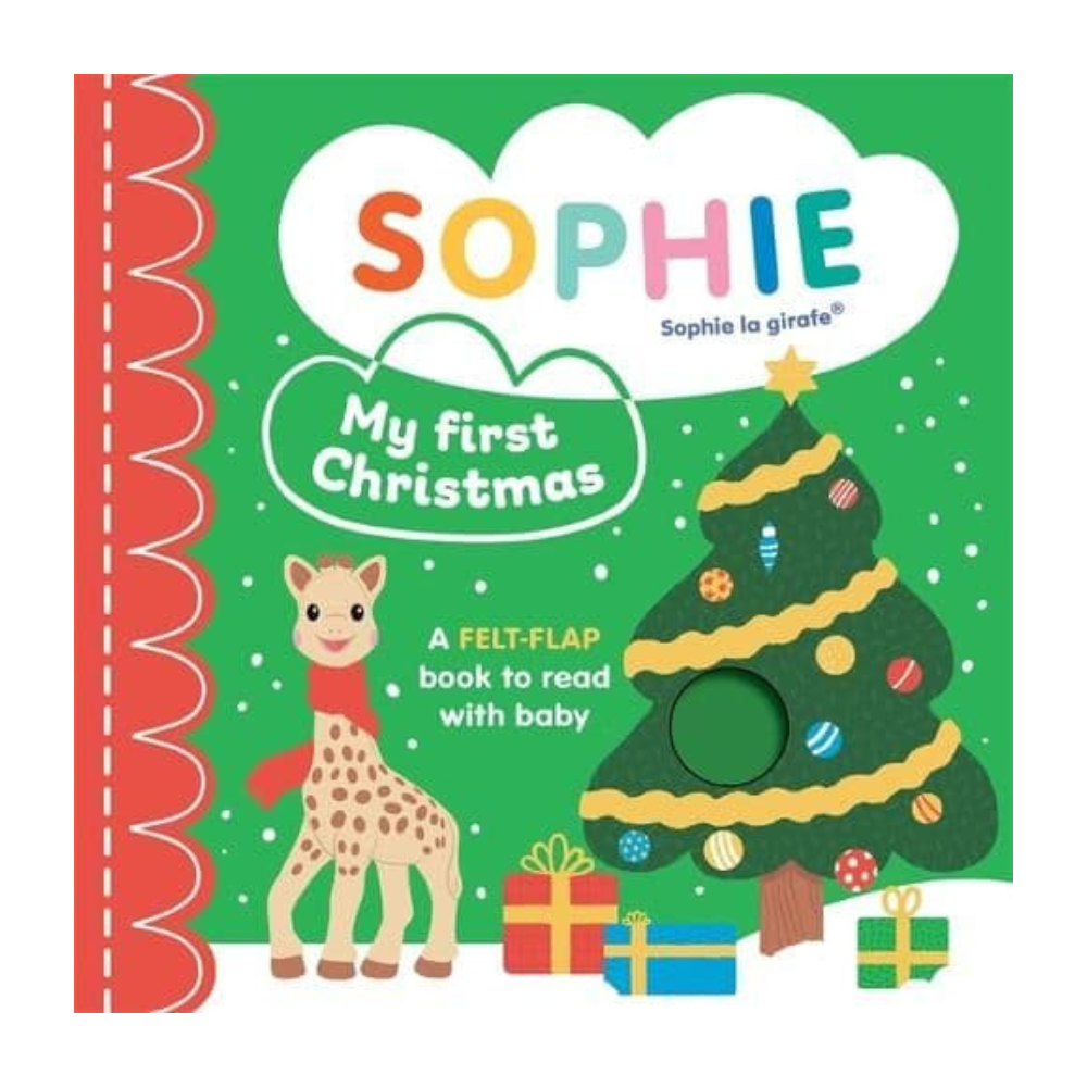 An image of Christmas Board Book - First Christmas | Sophie La Girafe