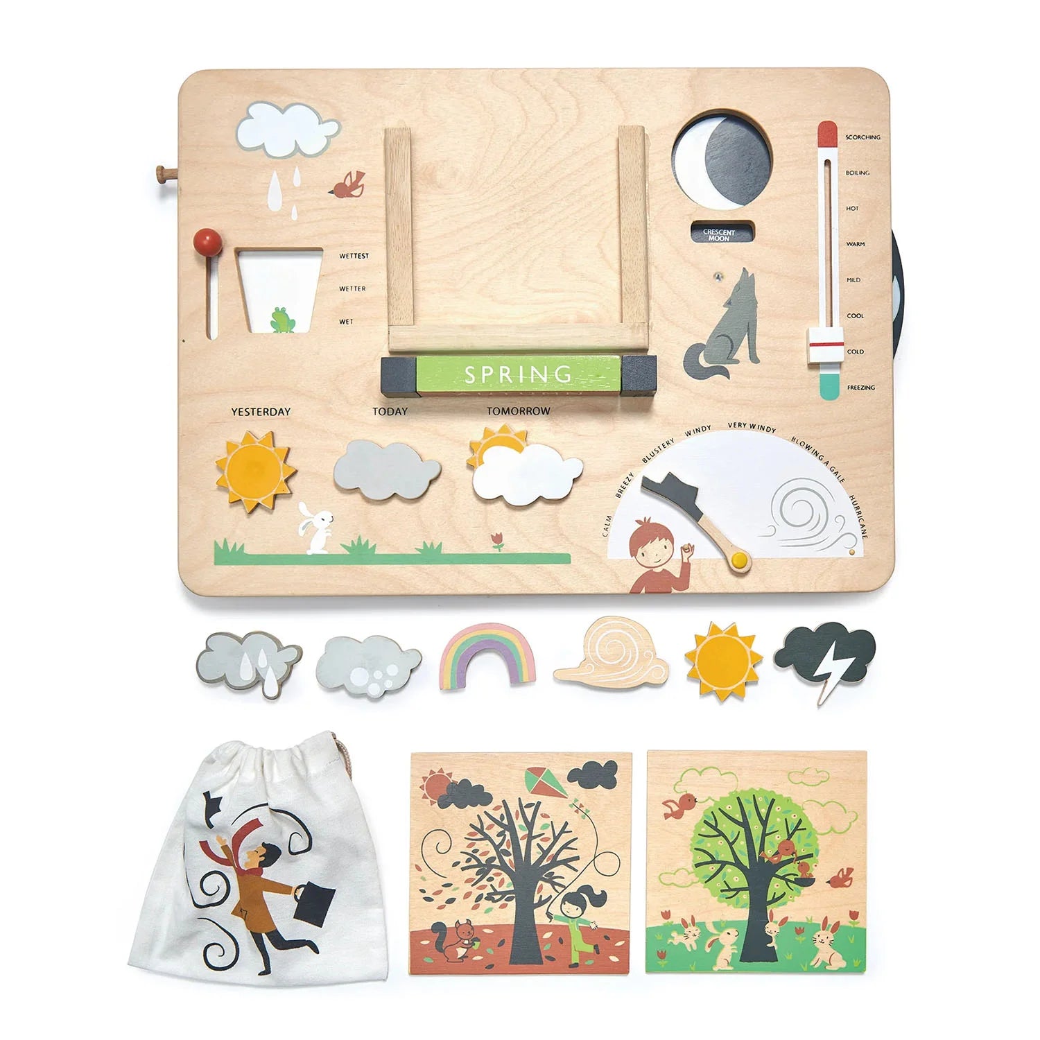 An image of Weather Watch - Kids Wooden Toys | Tender Leaf