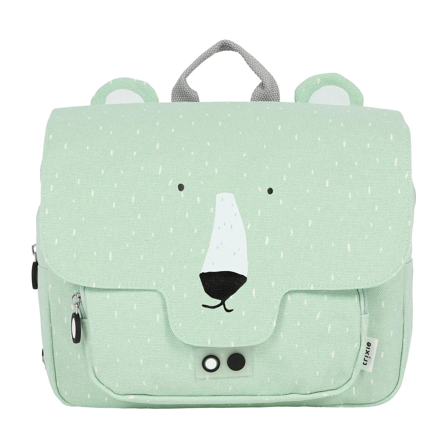 An image of Buy Trixie Satchel Backpack - Fox, Lion, Koala, Polar Bear Mr. Polar Bear