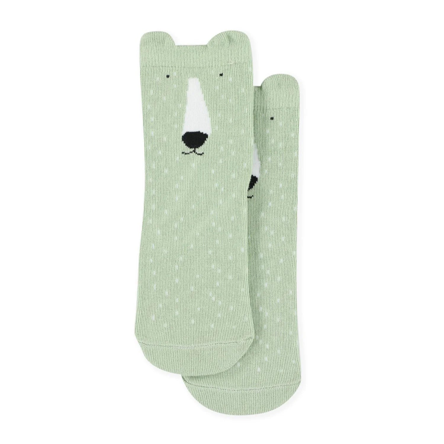 An image of Kids Socks - 2 Pack Socks - Mr Polar Bear Socks | Trixie 22/24