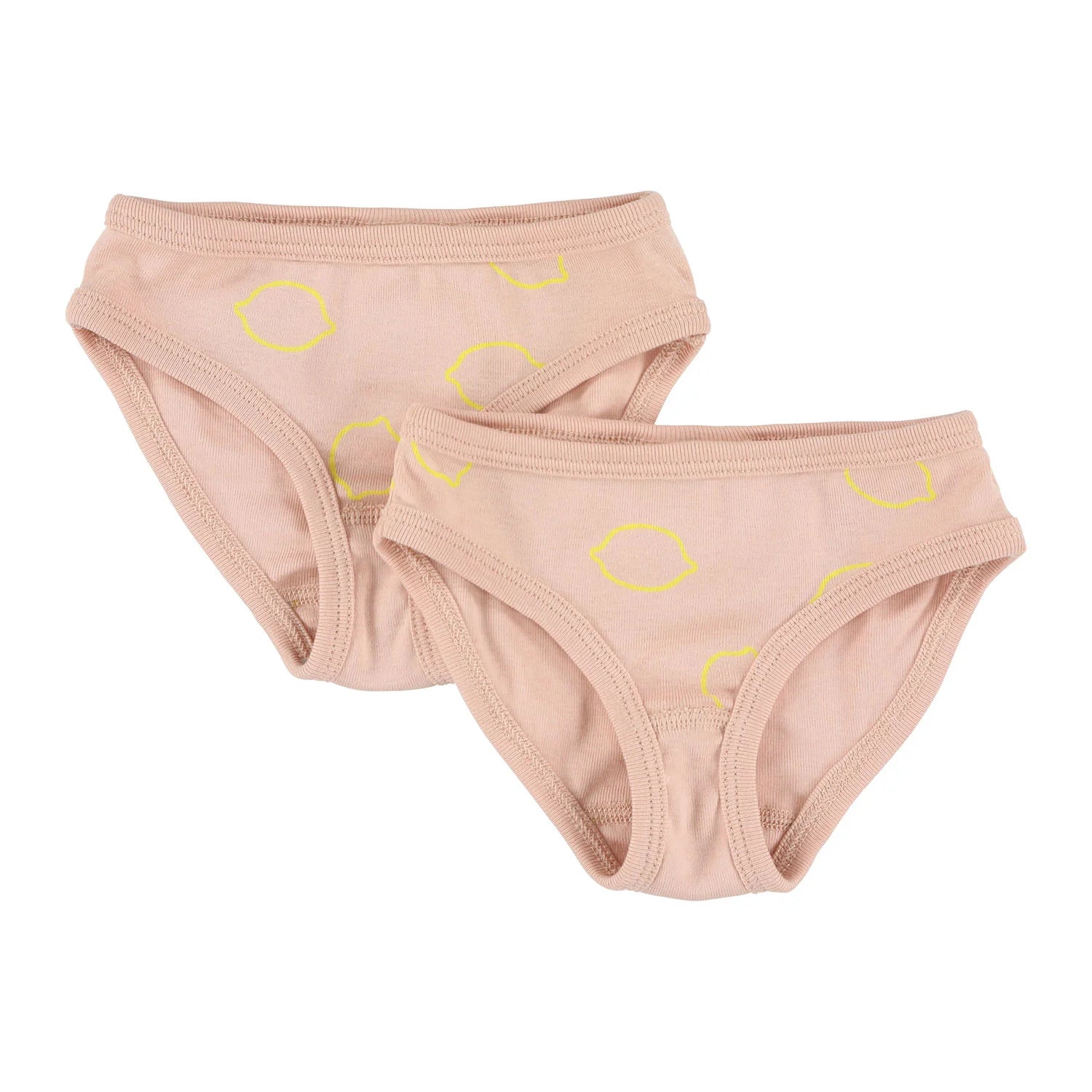 An image of Kids Briefs - Kids Underwear - Briefs 2-pack 4y - Lemon Squash | Trixie