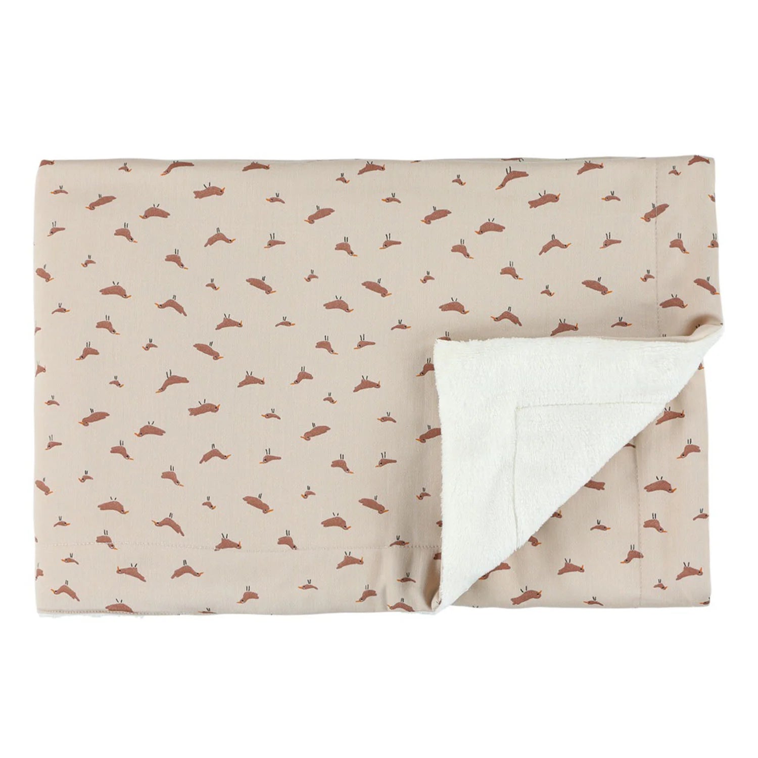An image of Baby Blanket - Trixie Fleece Blanket - Babbling Birds | Small Smart UK