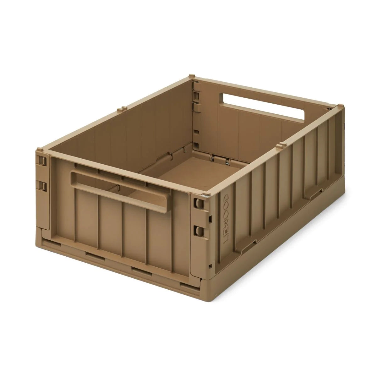An image of Liewood Foldable Childrens Storage Box - Large Oat