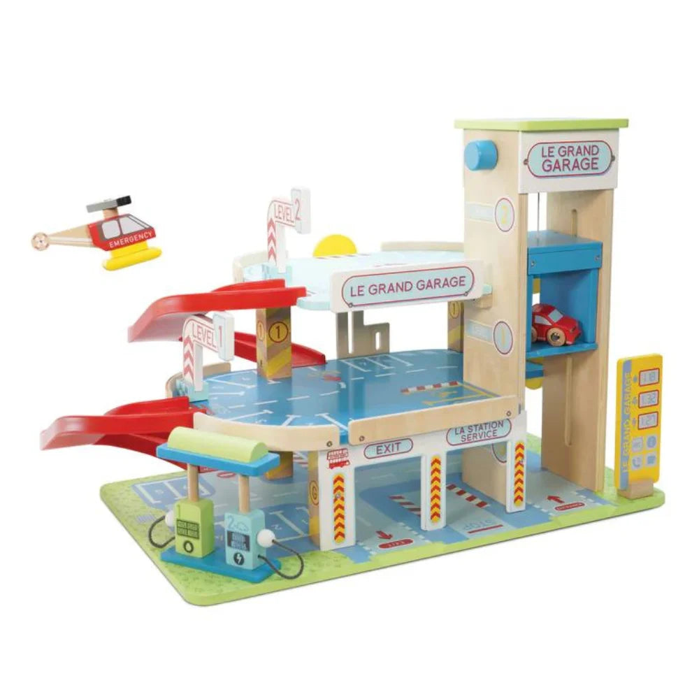 An image of Wooden Garage - Wooden Toy - Grand Garage | Le Toy Van