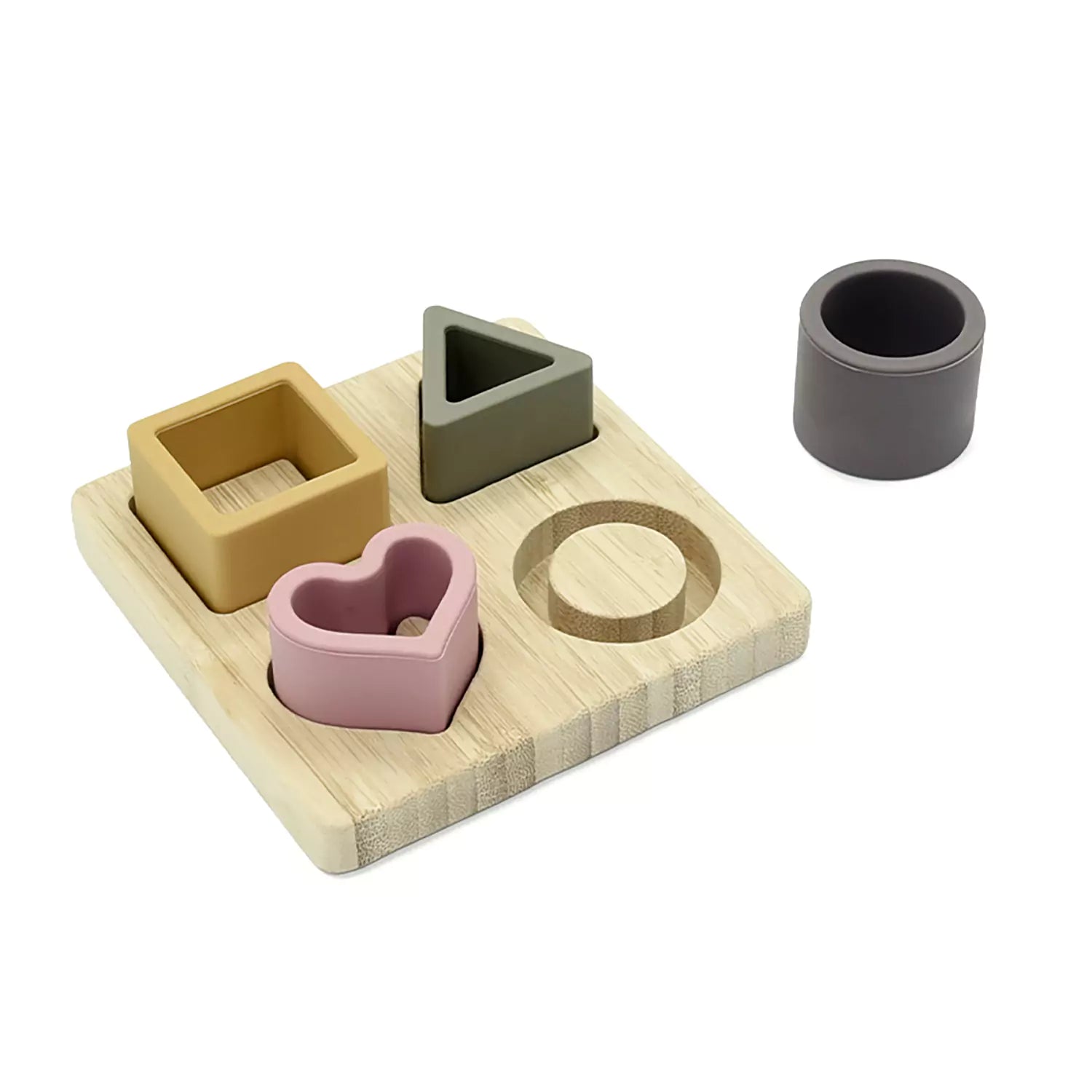 An image of Baby Educational Silicone Puzzle - Promotes Fine Motor Skills