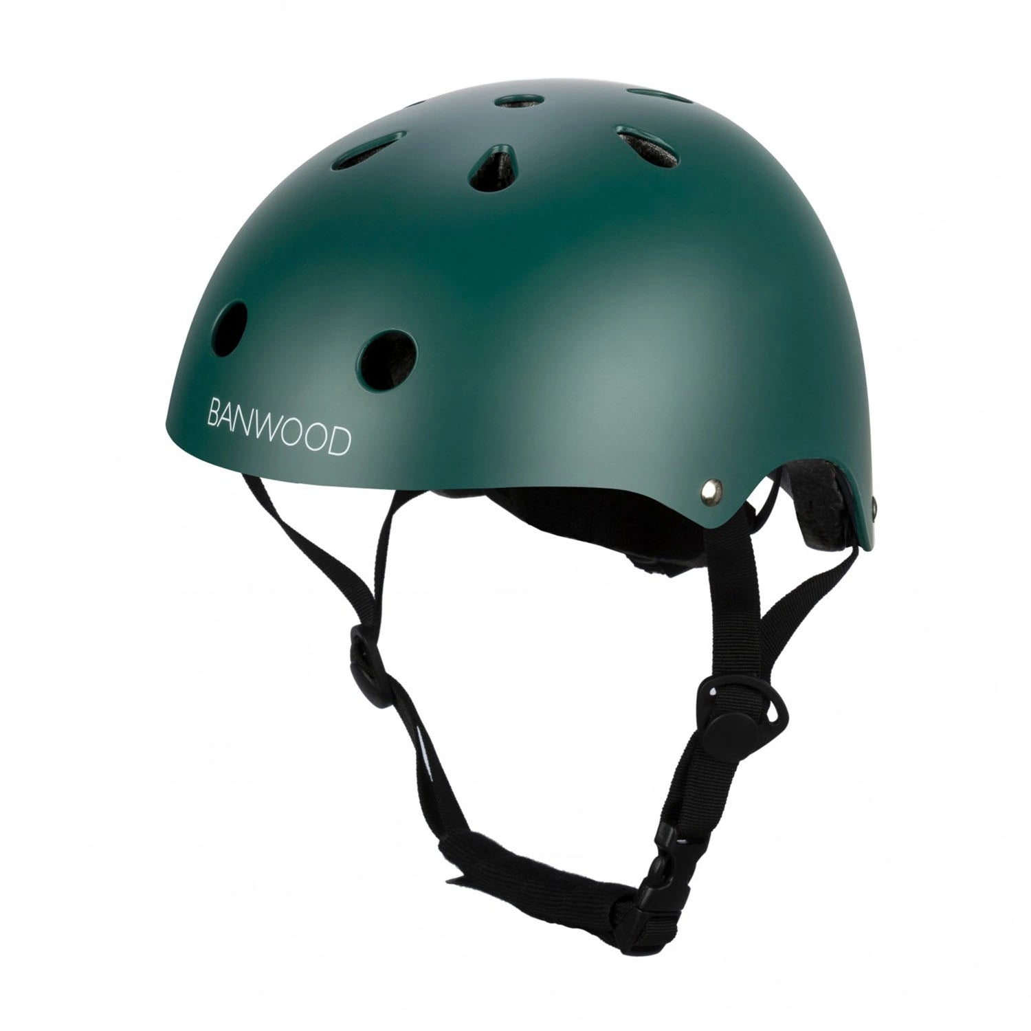 An image of Banwood Buy Banwood Classic Kids Bike Helmet – Safe & Stylish Green