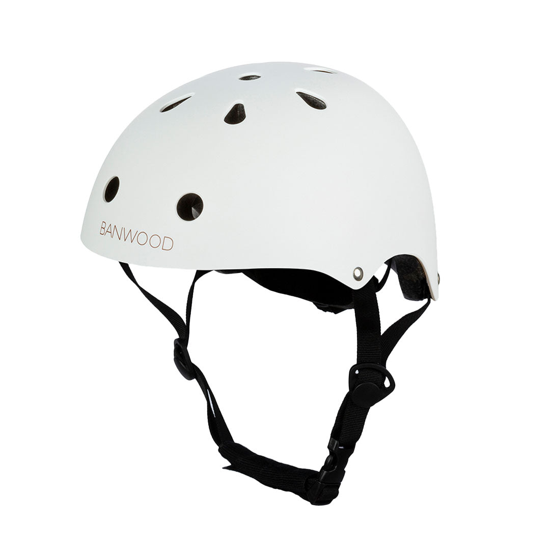 An image of Banwood Buy Banwood Classic Kids Bike Helmet – Safe & Stylish White