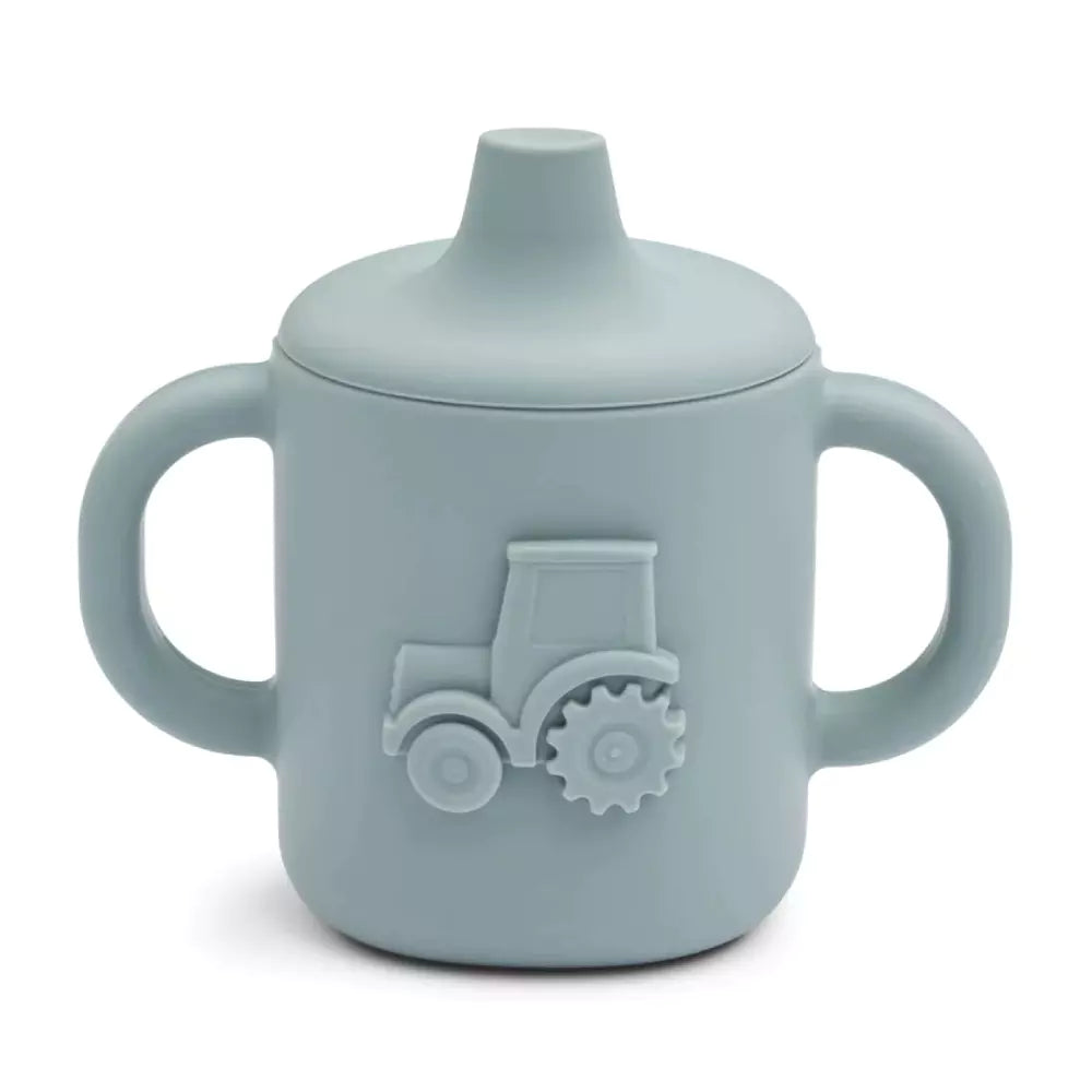 An image of Sippy Cup - Training Cup - Amelio Kids | Liewood Blue Fog