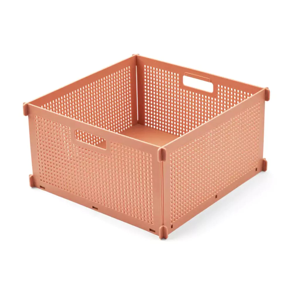 An image of Toy Storage - Kids Dirch Storage Boxes - Medium | Liewood Tuscany Rose