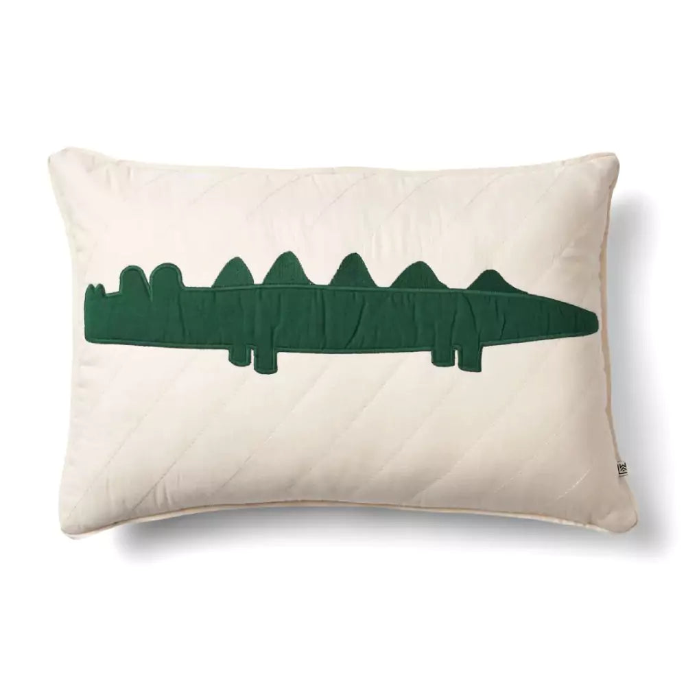 An image of Cushion Cover - Bedroom Decor - Kale Cotton | Liewood
