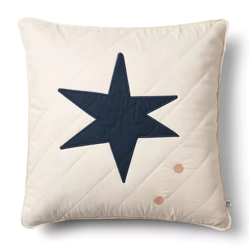 An image of Cushion Cover - Nursery Decor - Star Bright/Sandy | Liewood