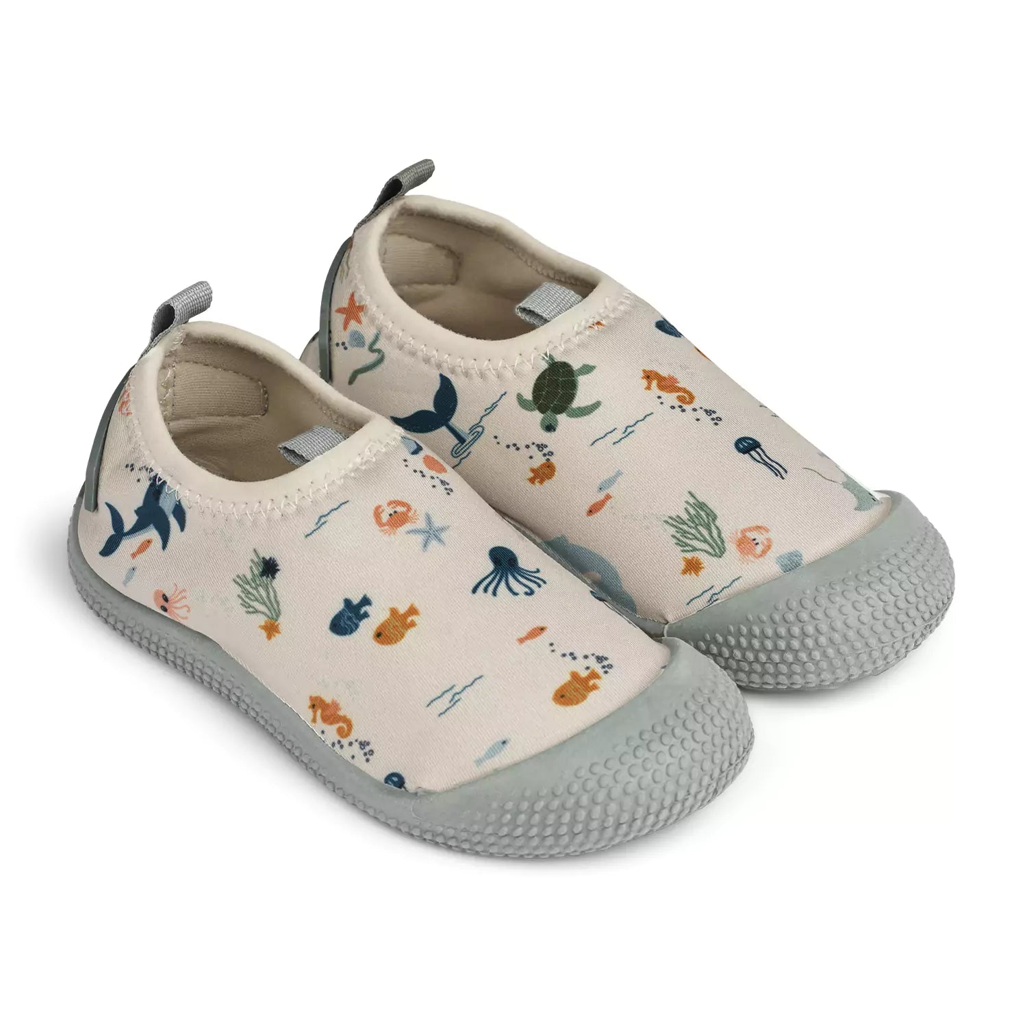 An image of Liewood Sonja Kids Sea Shoes - Kids Beach Shoes Sea Creatures / Sandy / EU21/UK5...