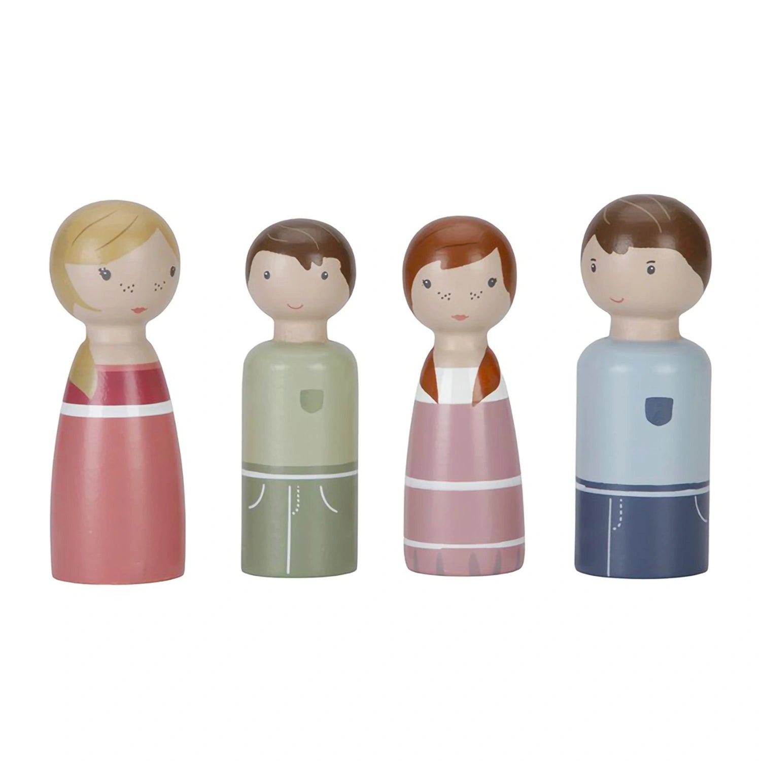 An image of Little Dutch Dollhouse Expansion Family Set - Rosa
