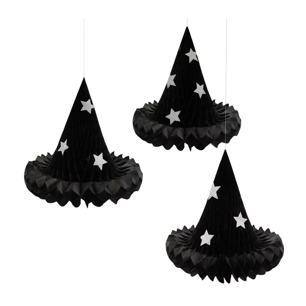 An image of Meri Meri Witch Hats - Perfect Halloween Decorations