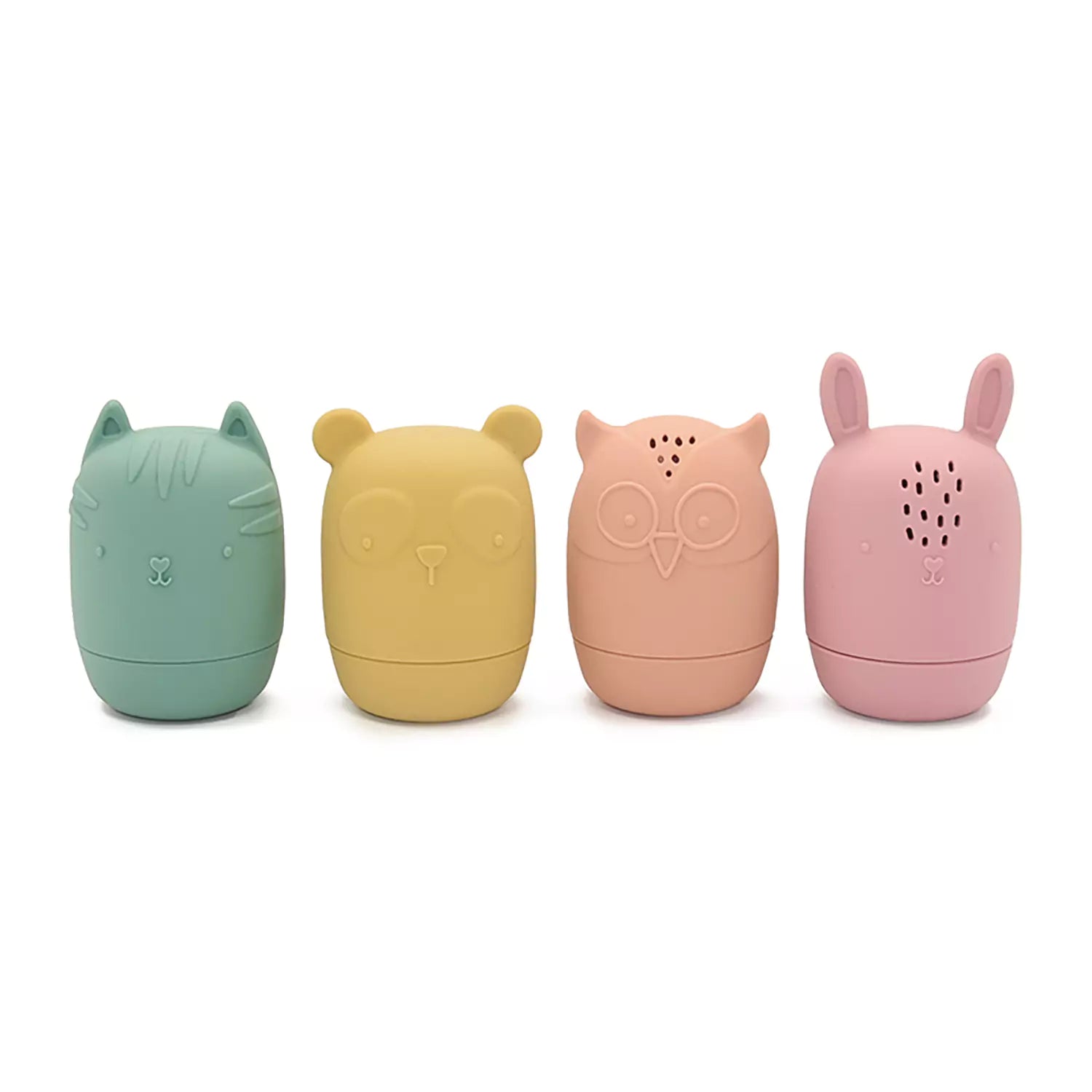 An image of Colorful Silicone Baby Bath Toys for Toddlers