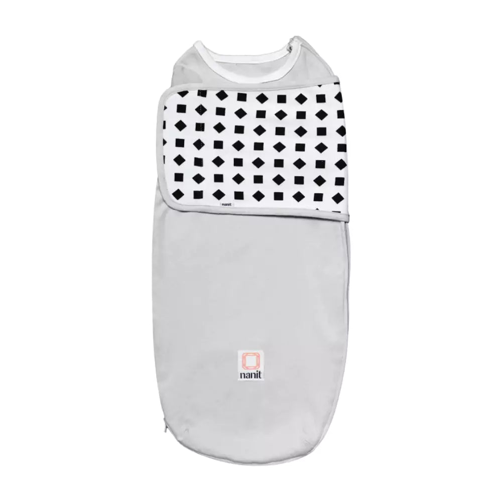 An image of Breathing Wear Swaddle - Newborn Essentials | Nanit Pebble Grey / 0-3 Months