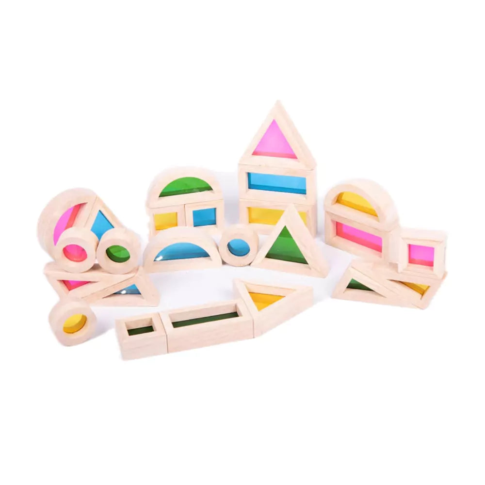 An image of TickiT Touch & Match Board: Sensory Wooden Blocks for Kids