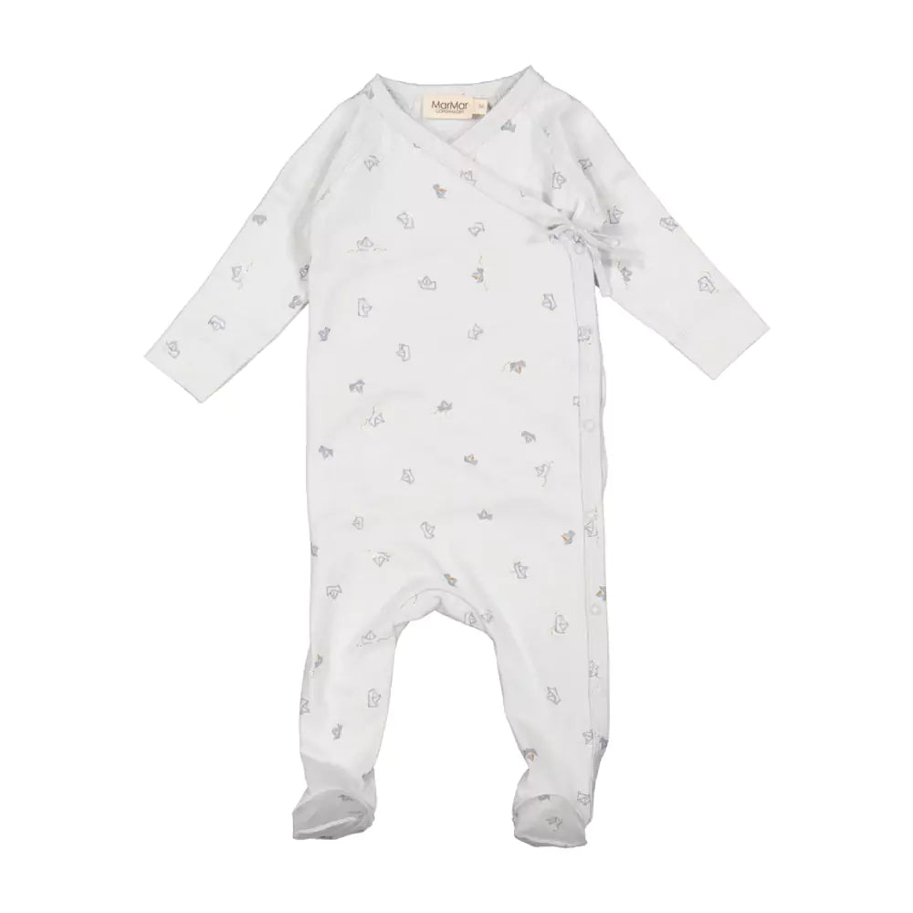 An image of MarMar Copenhagen Rubetta Romper - Soft, Breathable Organic Cotton 4M/62CM / Pap...