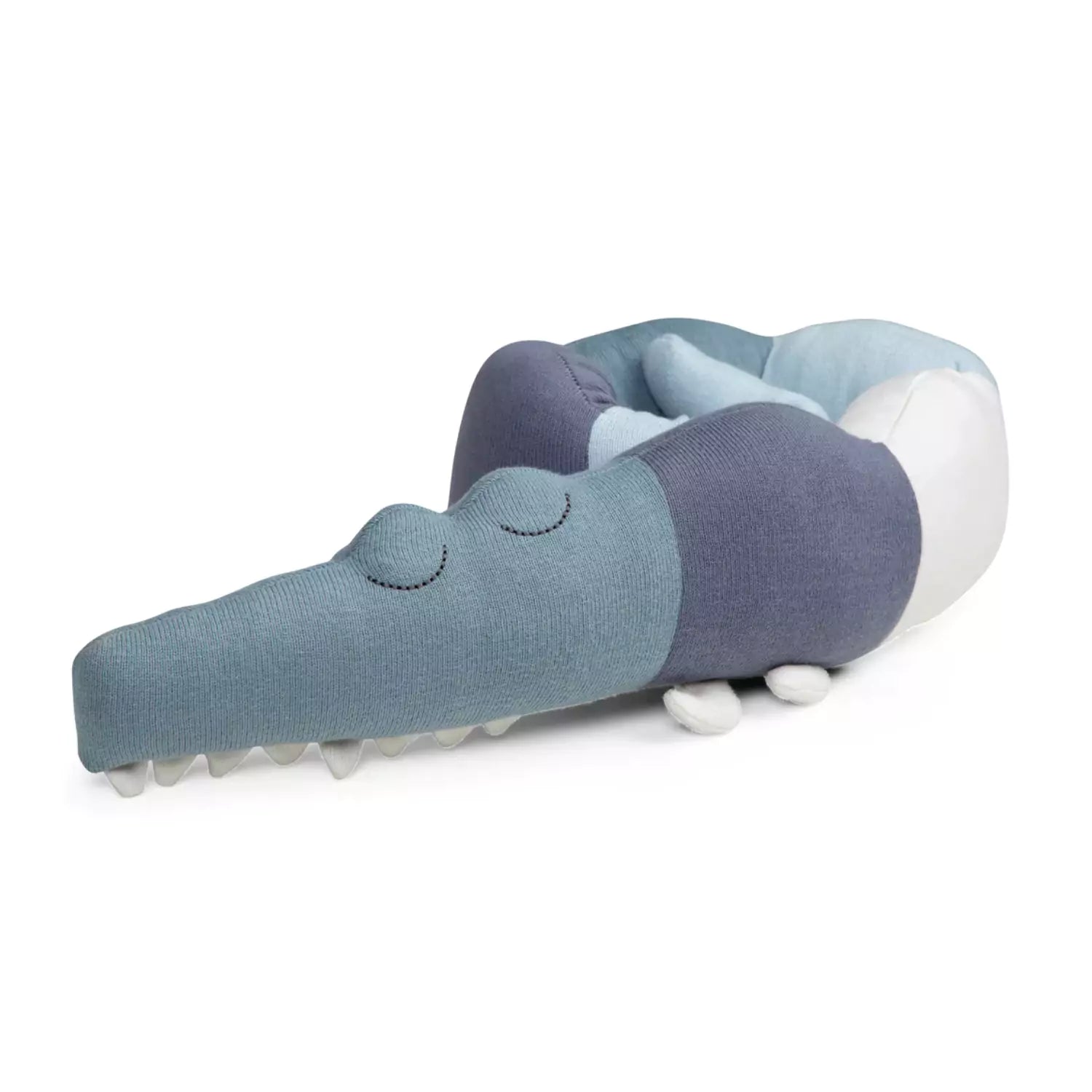 An image of Buy Sebra Mini Soft Toy - Sleepy Croc | Organic Cotton