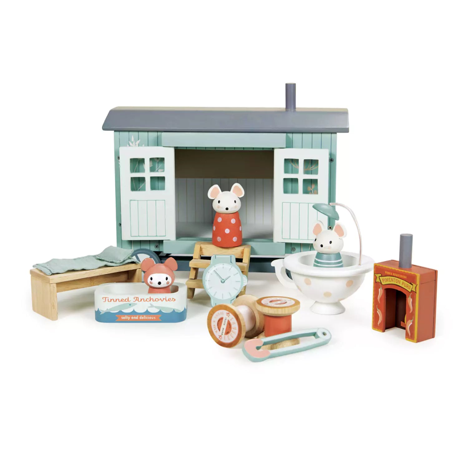 An image of Secret Meadow Wooden Shepherd's Hut Toy | Order Now